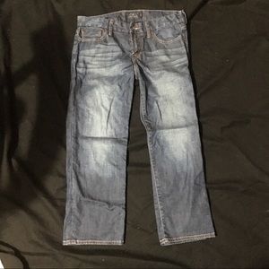 Lucky Brand Sweet Jean Crop Blue Denim 8 29